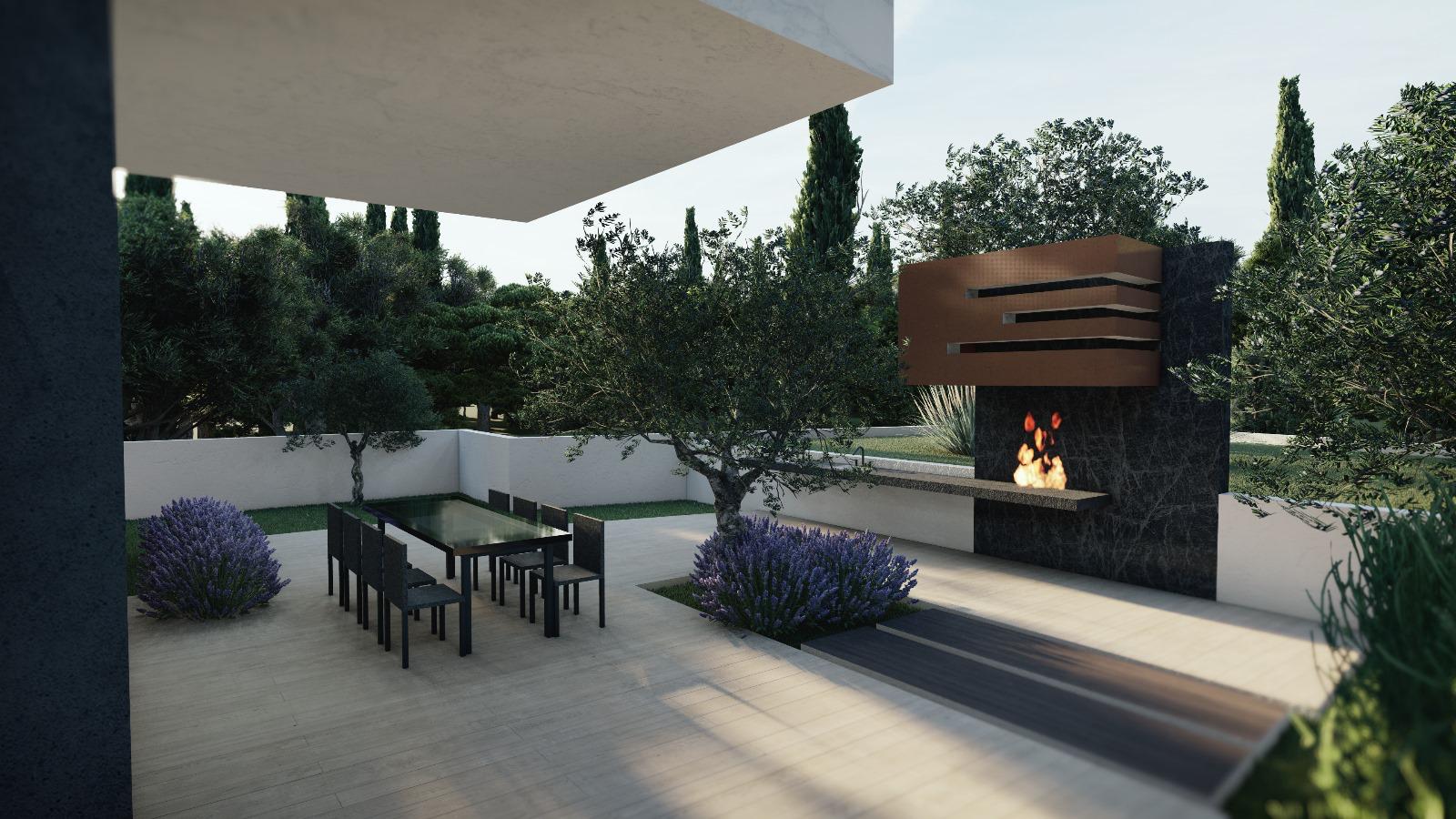 Villa entrance