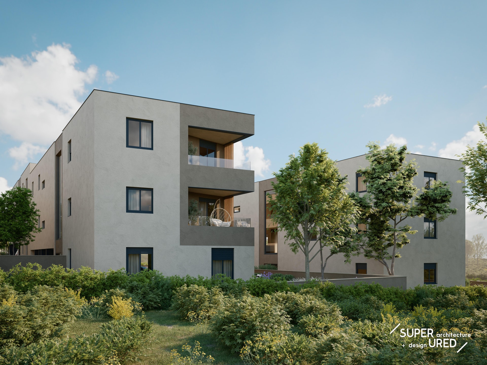 Podstrana - widok budynków