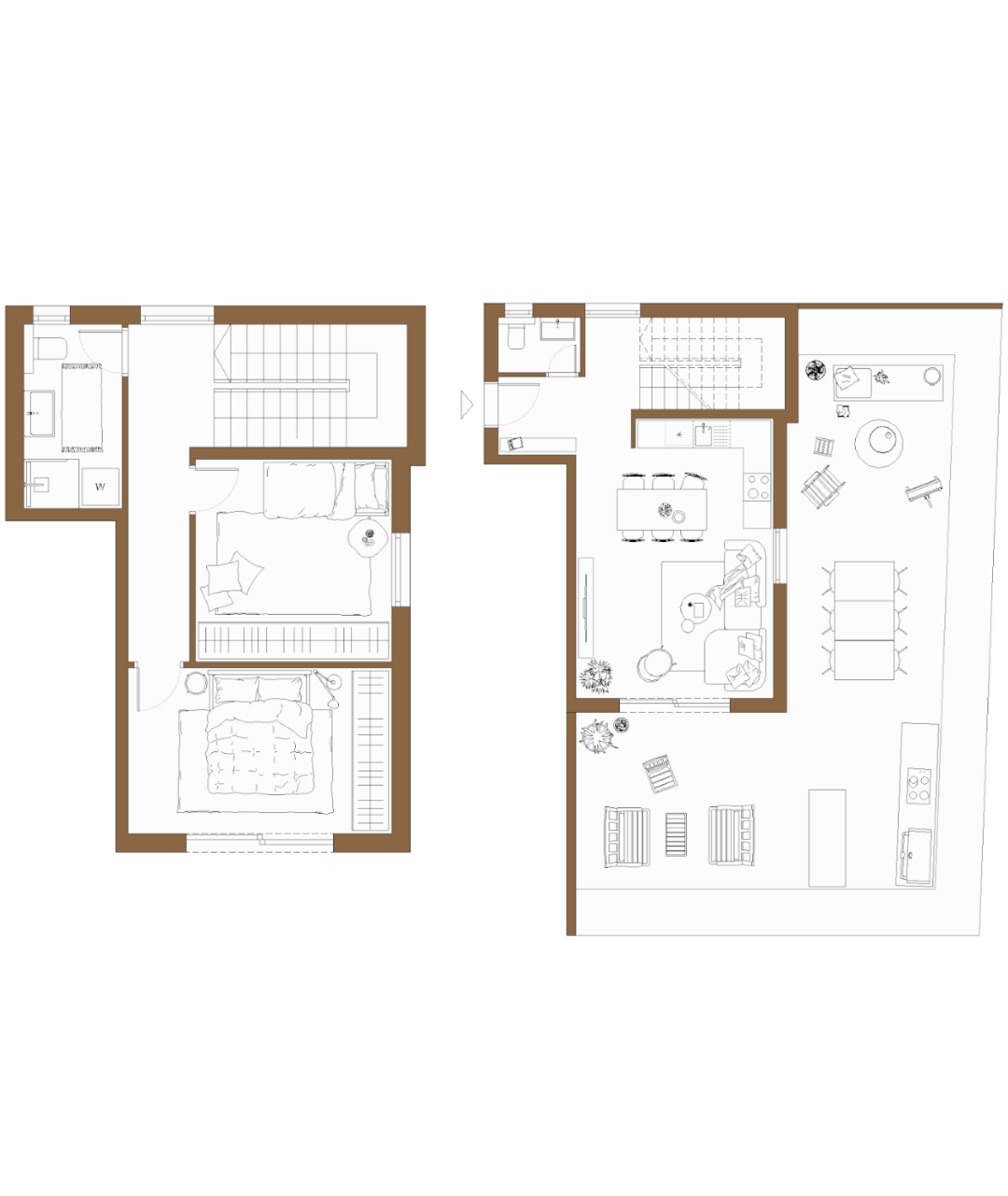 Rzut Apartament 1, Budynek B