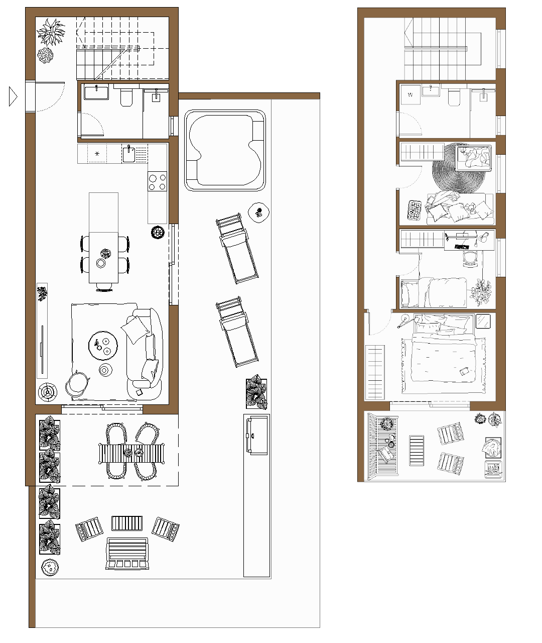 Rzut Apartament 1, Budynek C