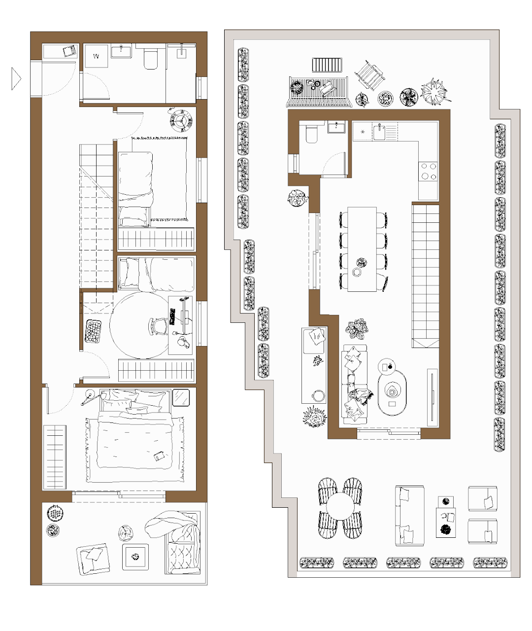 Rzut Apartament 4, Budynek C